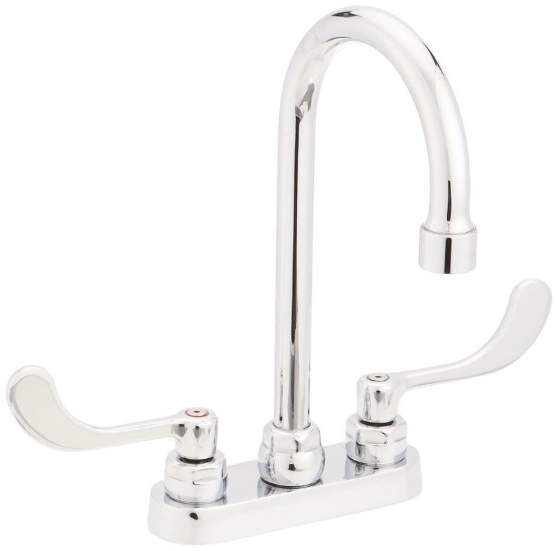 American Standard 7500.145.002 Monterreyt Center Set-Gooseneck Spout-Lev H and I-L/Drain 0.5Gpm- - Image 1